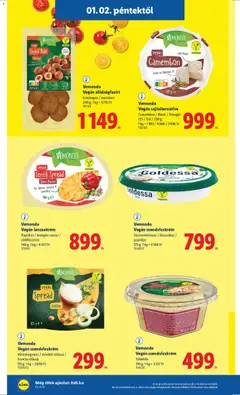 Vemondo Vegán szendvicskrém, Fűszernövényes / klasszikus / paprikás 175 g - amely érvényes a következő dátumtól: 02.01.2026 | Oldal: 12