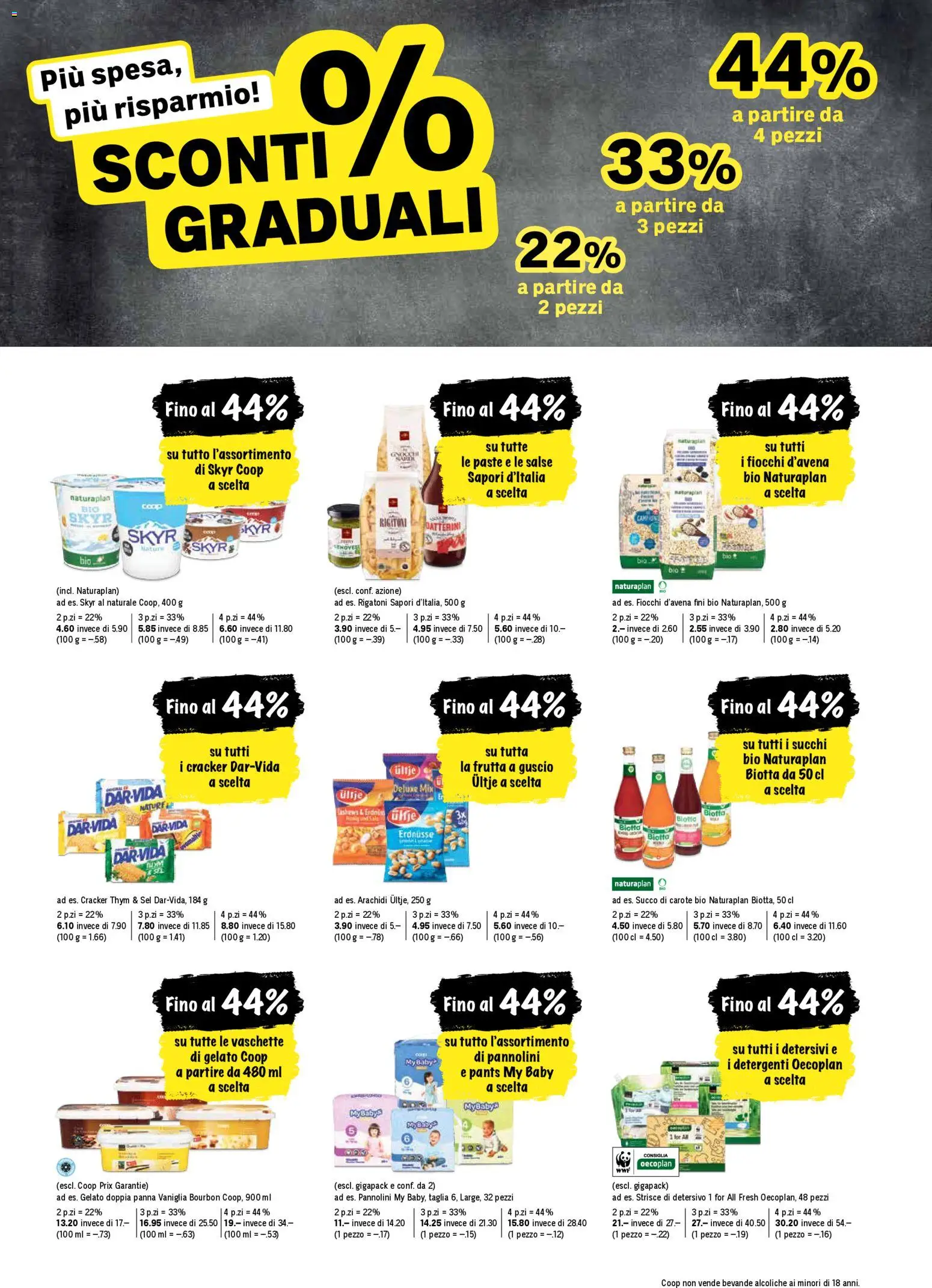 Coop aktionen IT – gültig ab 26.03.2026 | Seite: 22 | Produkte: Erdnüsse, Bourbon, Pasta