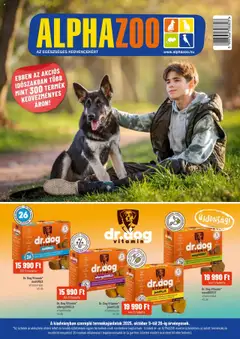 AlphaZoo Akciós újság - amely érvényes a következő dátumtól: 09.10.2025