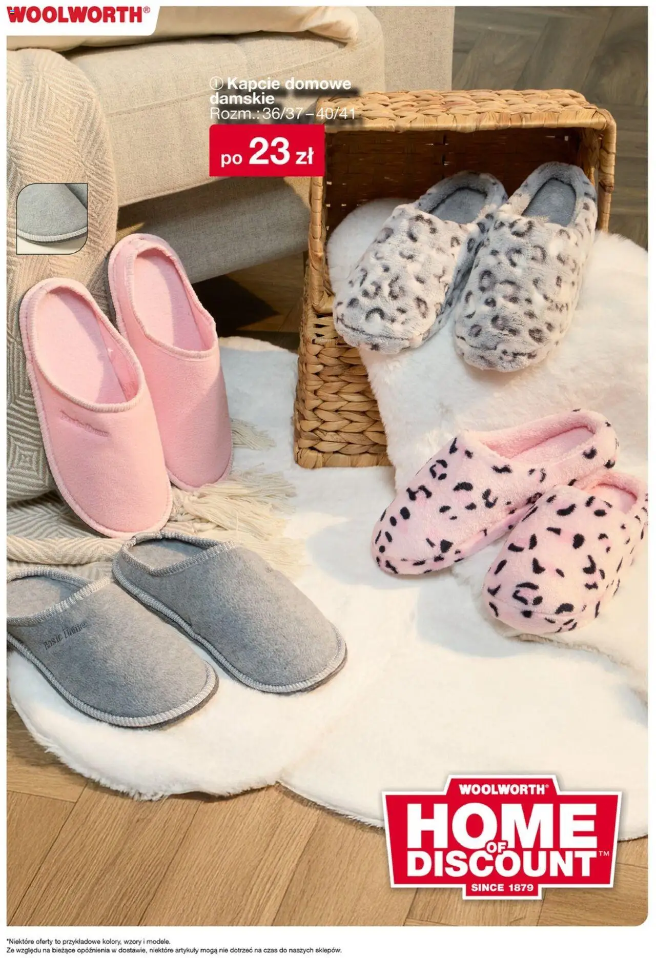 Woolworth Gazetka od 12.09.2025 | Strona: 23 | Produkty: Kapcie