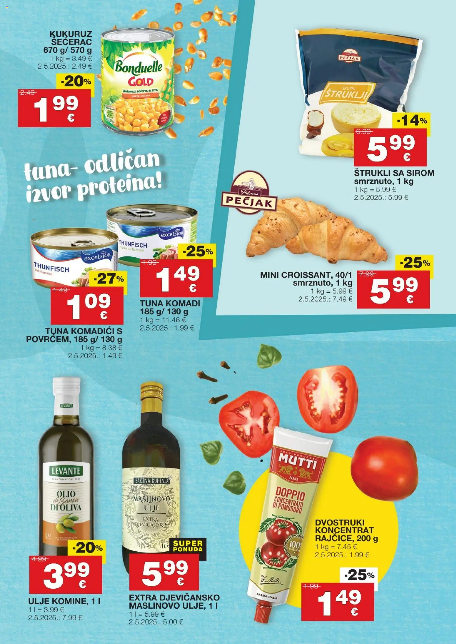 Stanić Diskont katalog | vrijedi od 08.01.2026 | Stranica: 7 | Proizvodi: Kukuruz, Ulje, Tuna