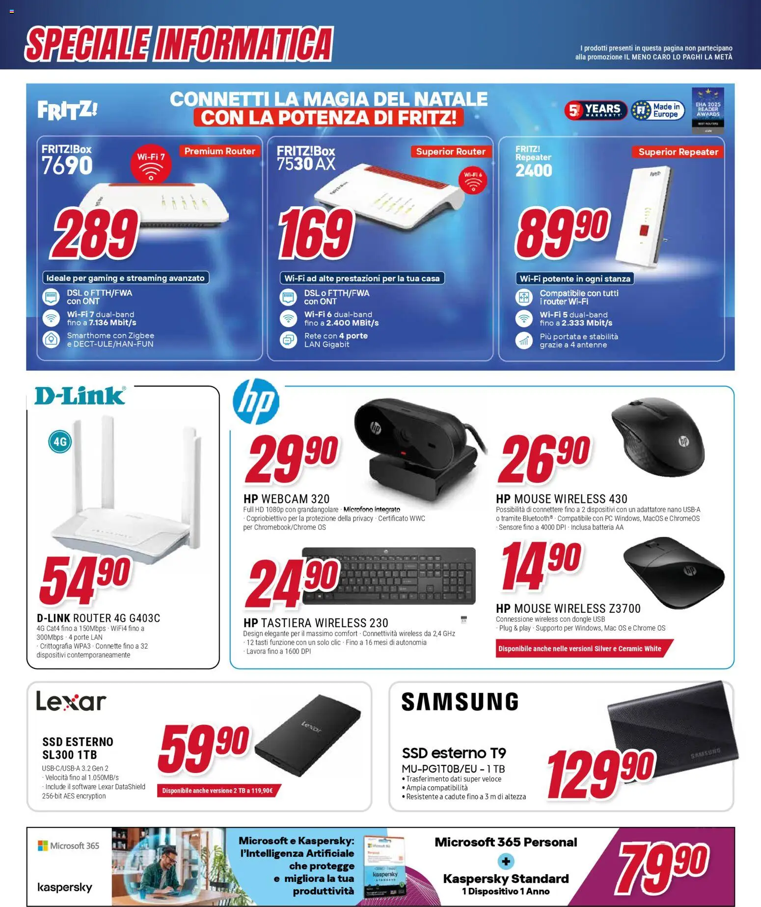 Volantino Trony del 04.12.2025 | Pagina: 34 | Prodotti: Webcam, PC, USB, Samsung