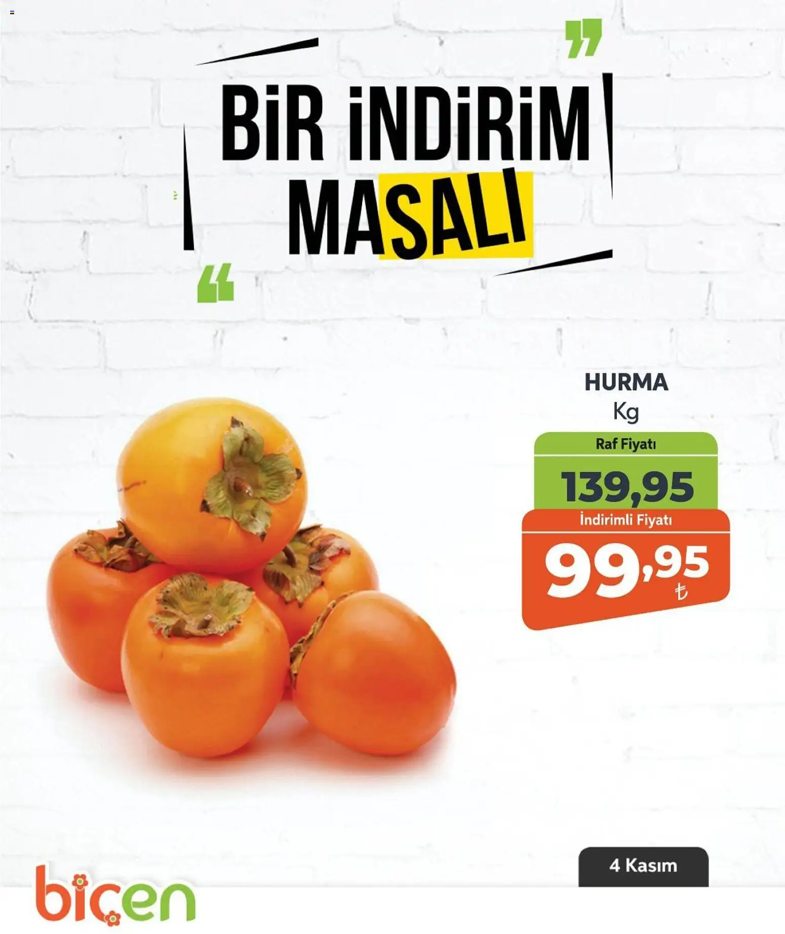 Biçen Market Bir İndirim MaSalı - 04.11.2025 tarihinden itibaren geçerlidir | Sayfa: 6 | Ürünler: Raf, Hurma
