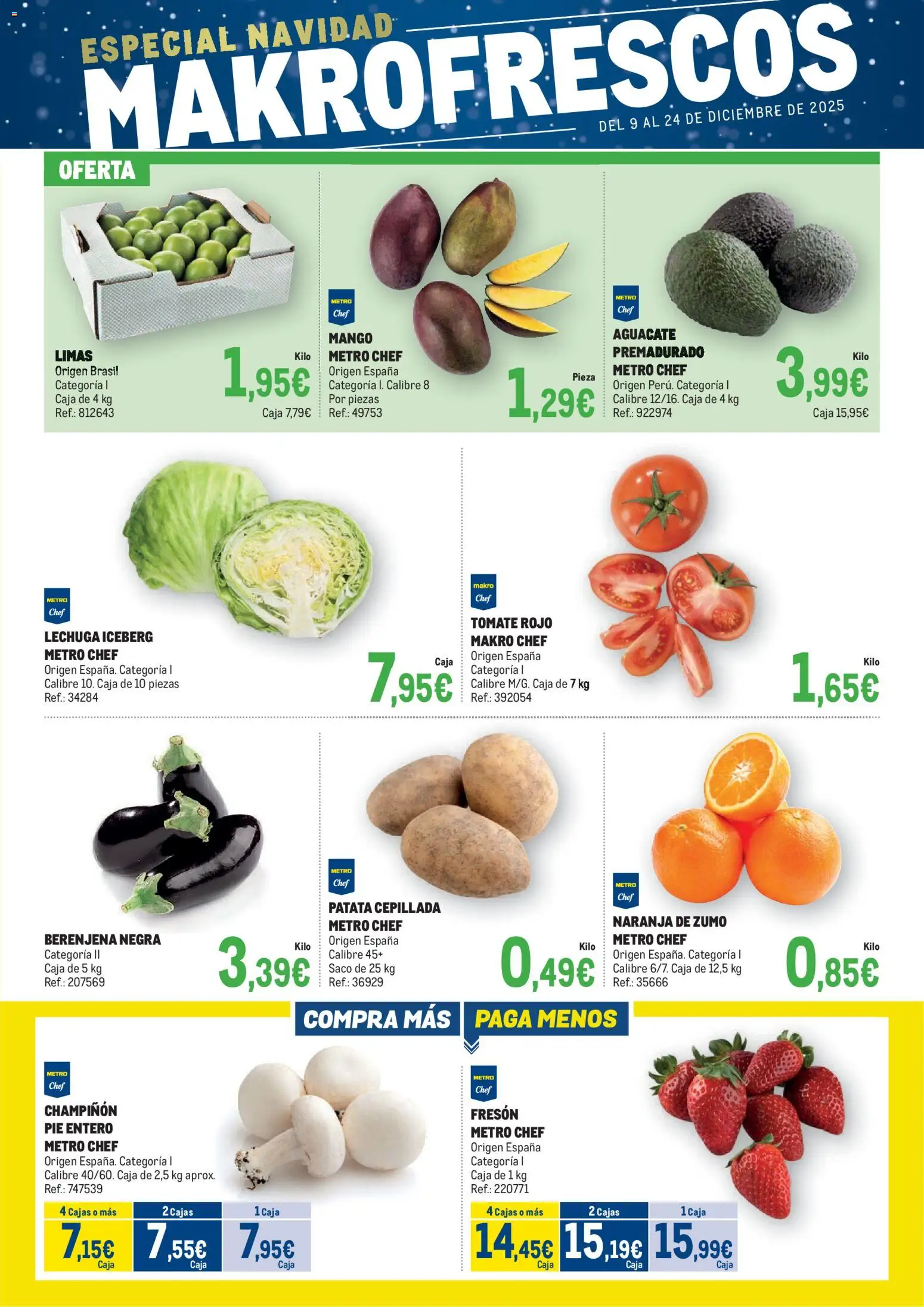 Makro - Fresco Andalucía 2 │ válido desde el 09.12.2025 | Página: 3 | Productos: Ροζ πιπέρι, Ρούτερ, Caja