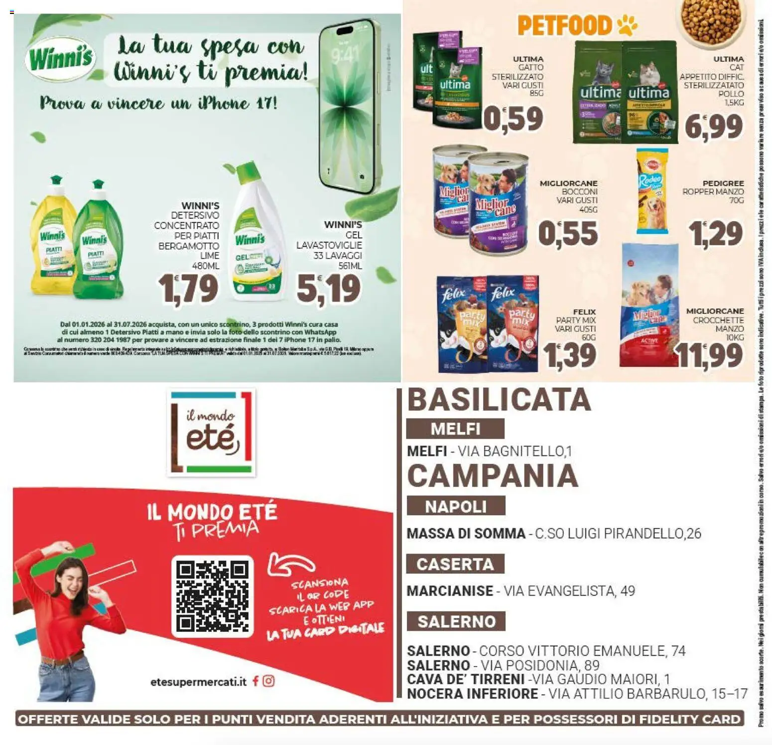 Volantino Eté del 18.02.2026 | Pagina: 24 | Prodotti: Iphone, Manzo, Lime, Crocchette