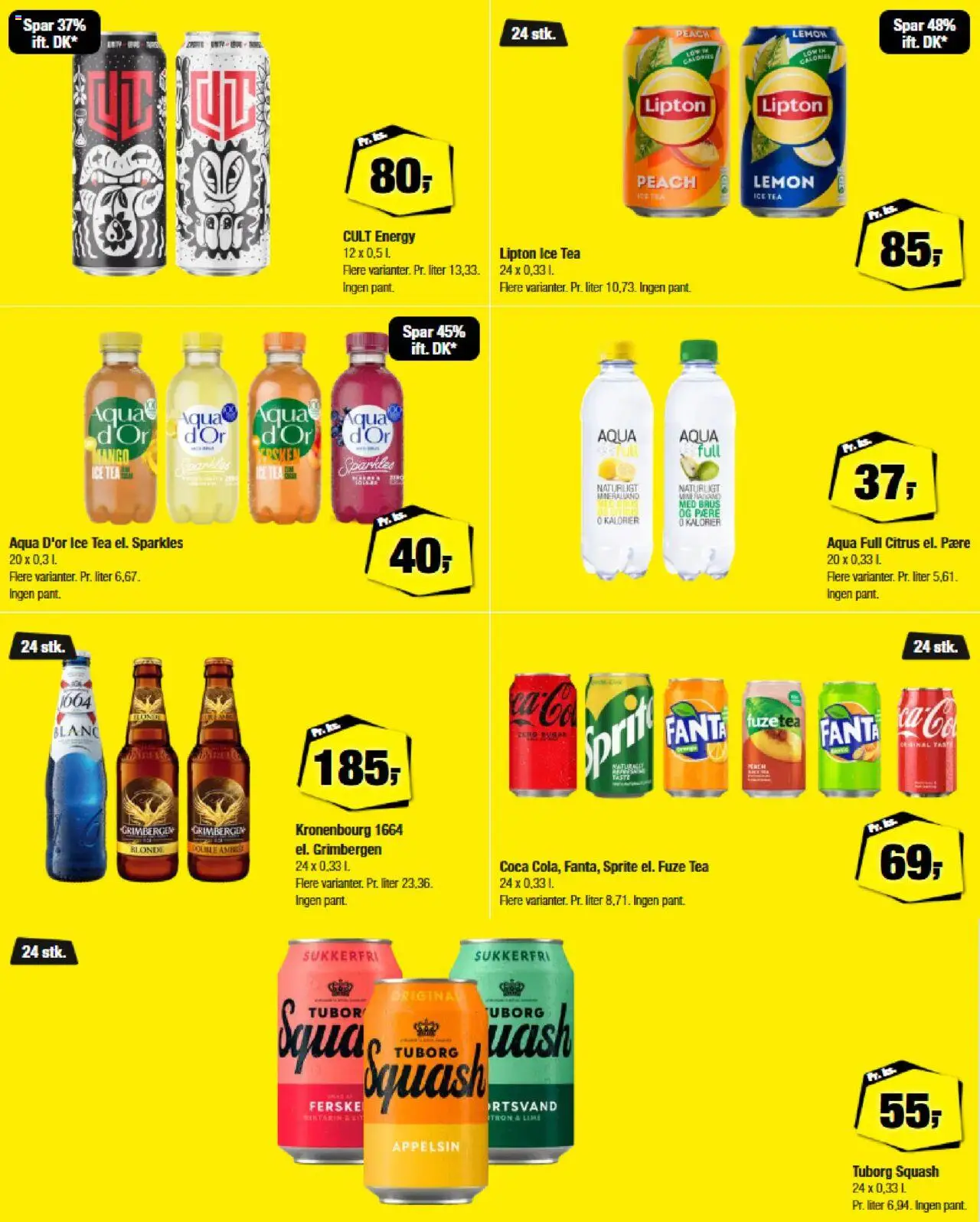 Calle Tilbudsavis gyldig fra 06.08.2025 | Side: 3 | Produkter: Squash, Lime, Fanta, Tuborg Squash
