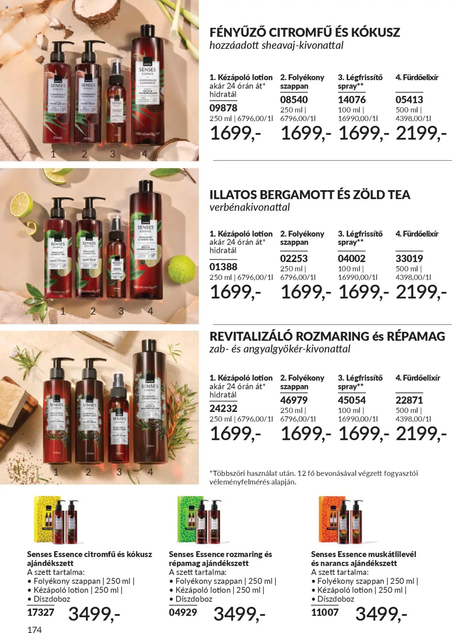 Avon akciós ujság - amely érvényes a következő dátumtól: 01.01.2026 | Oldal: 178 | Termékek: Kokusz, Légfrissítő, Szappan, Tea