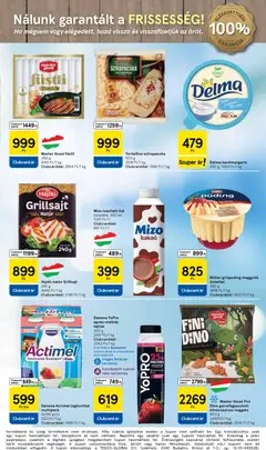 Tesco Szupermarket akciós újság  - amely érvényes a következő dátumtól: 07.04.2026 | Oldal: 3 | Termékek: Puding, Actimel, Nuggets, Protein