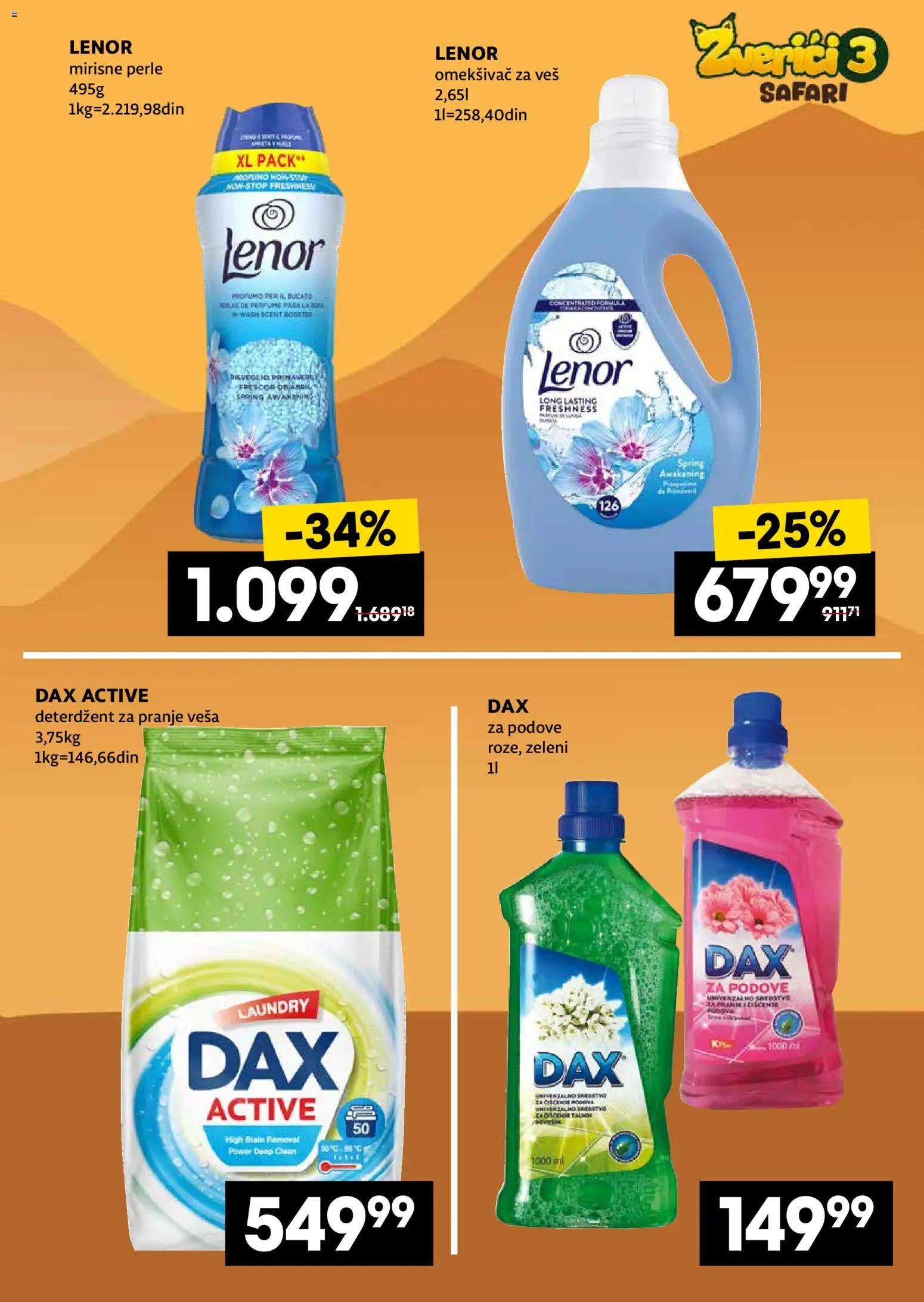 Idea katalog - važi od 30.03.2026 | Strana: 15 | Proizvode: Deterdžent, Lenor, Omekšivač za veš