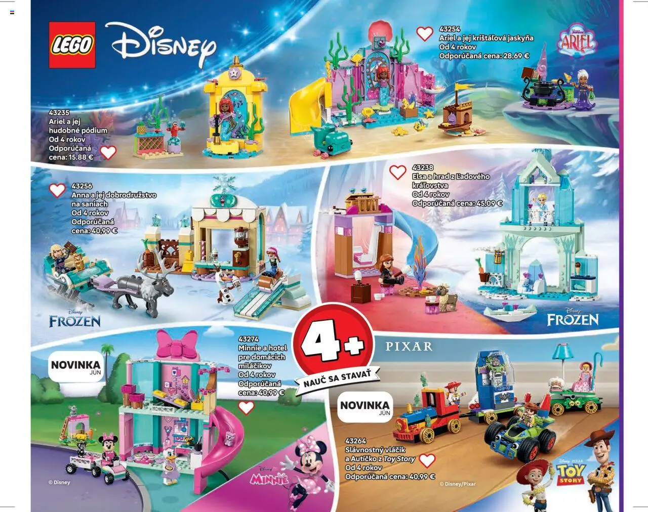 Nové ALLTOYS akcie – leták je platný od 01.06.2025 | Strana: 20 | Produkty: LEGO, Ariel