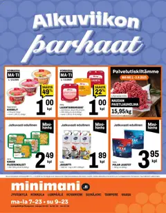 Katso Minimani tarjoukset voimassa alkaen 01.09.2025
