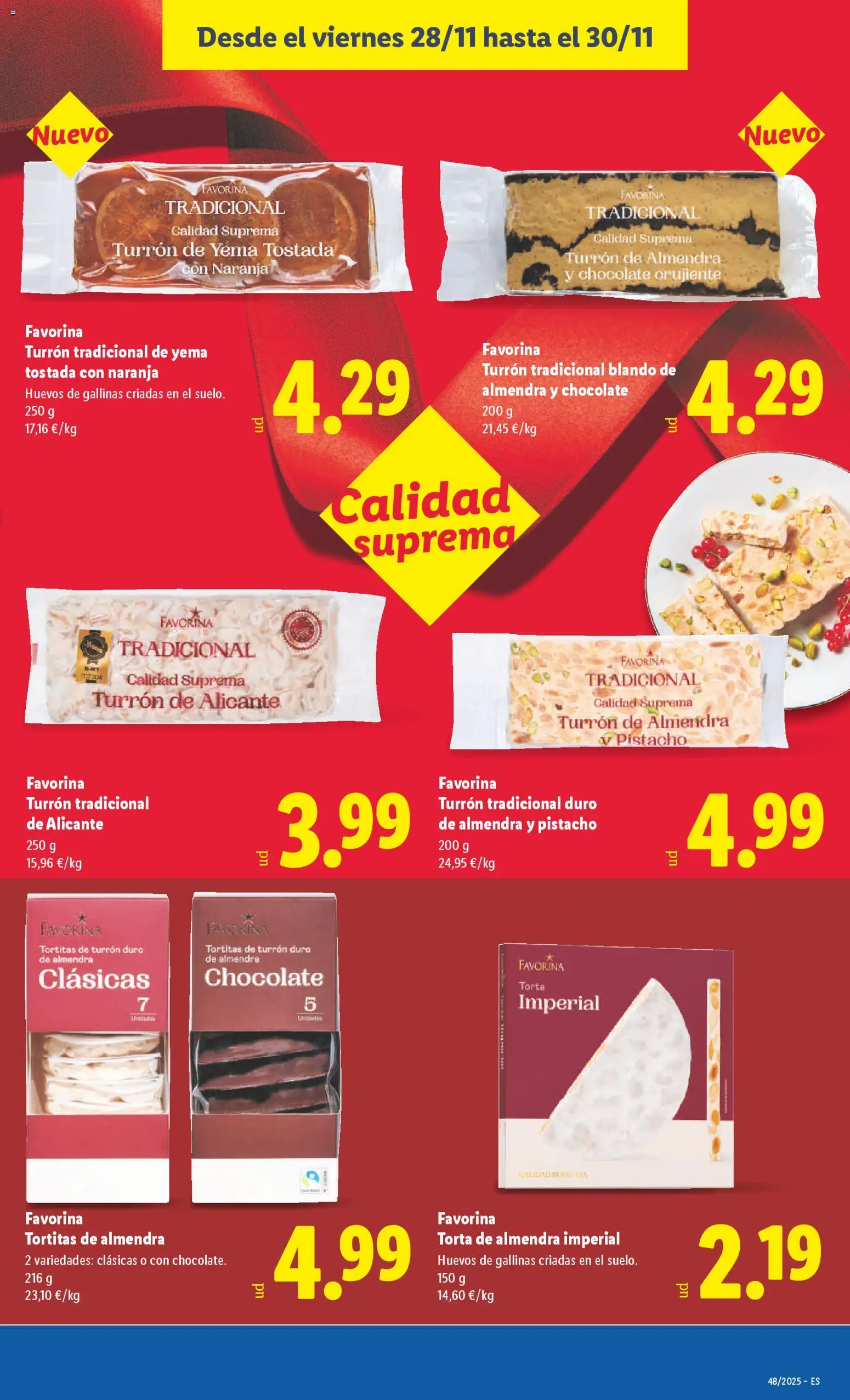 Lidl folleto │ válido desde el 24.11.2025 | Página: 33 | Productos: Huevos, Chocolate