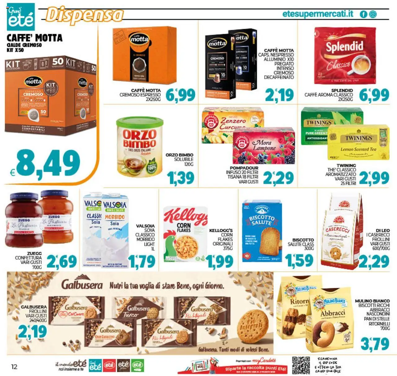 Volantino Eté del 10.10.2025 | Pagina: 12 | Prodotti: Tè, Biscotti, Lampone, Frollini