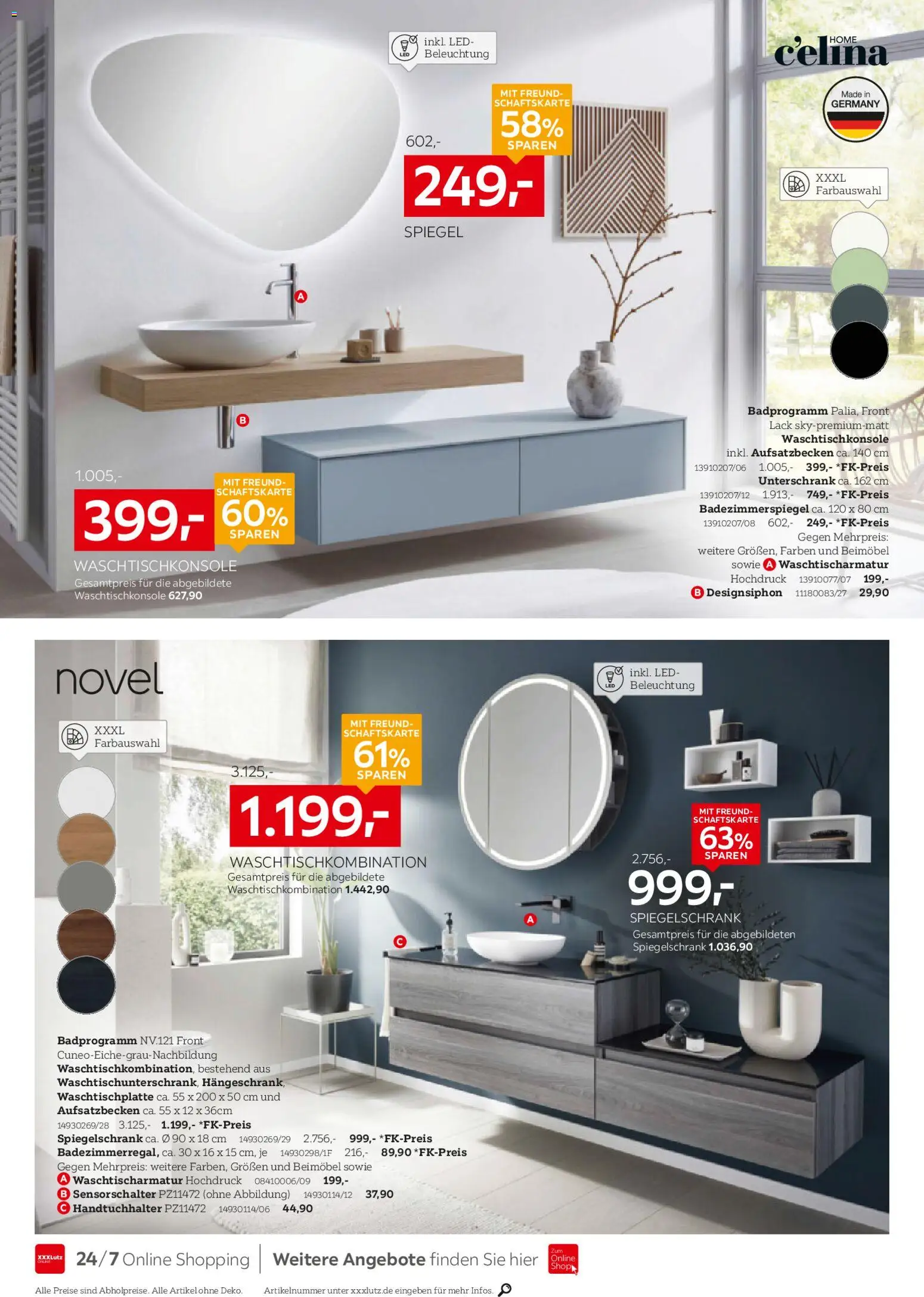 XXXL Lutz Badezimmer-Testerinnen und -Tester gesucht! – gültig ab 26.10.2025 | Seite: 10 | Produkte: Spiegel, Badezimmerspiegel, Spiegelschrank, Unterschrank