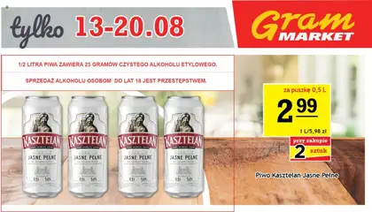 Pogląd oferty "Gram Market Gazetka - Billboard" - ważna od 13.08.2025