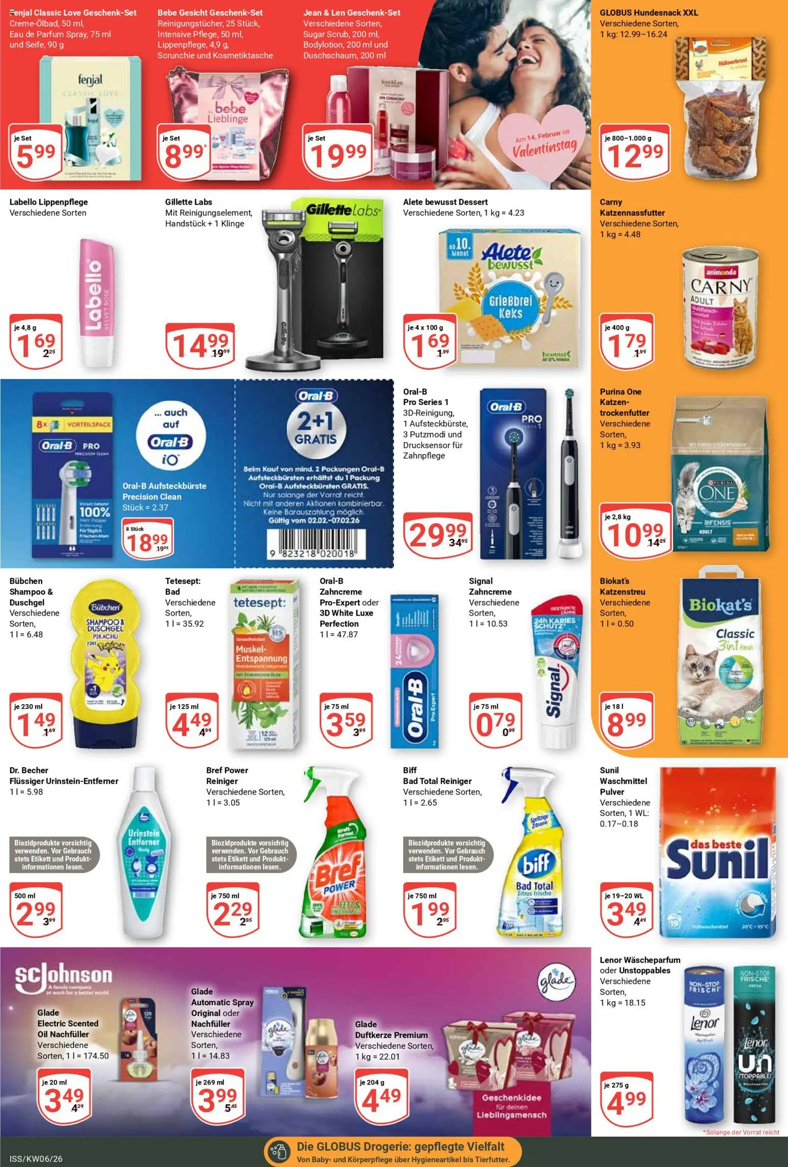 Globus Prospekt 	 – gültig ab 02.02.2026 | Seite: 18 | Produkte: Parfüm, Shampoo, Waschmittel, Eau de Parfum