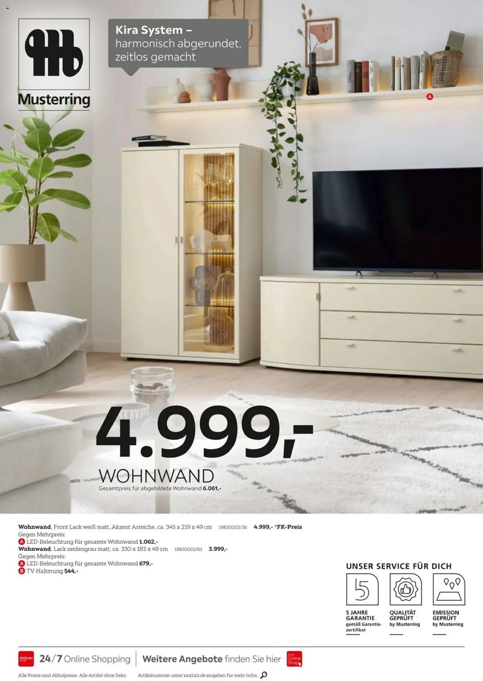 XXXL Lutz Musterring Spezial – gültig ab 15.03.2025 | Seite: 18 | Produkte: Wohnwand