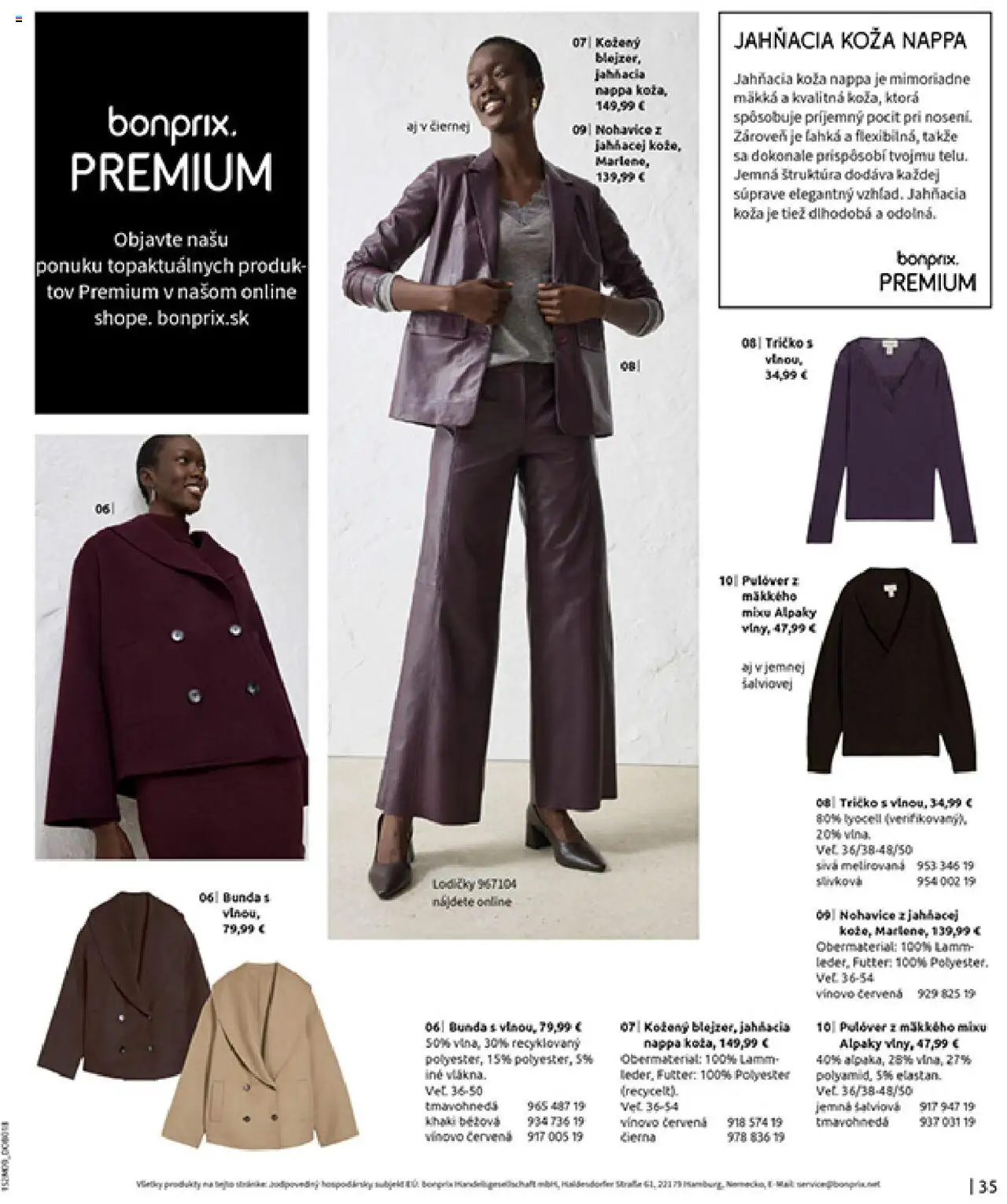 Nové Bonprix akcie – leták je platný od 14.10.2025 | Strana: 37 | Produkty: Tričko, Bunda, Nohavice, Lodičky