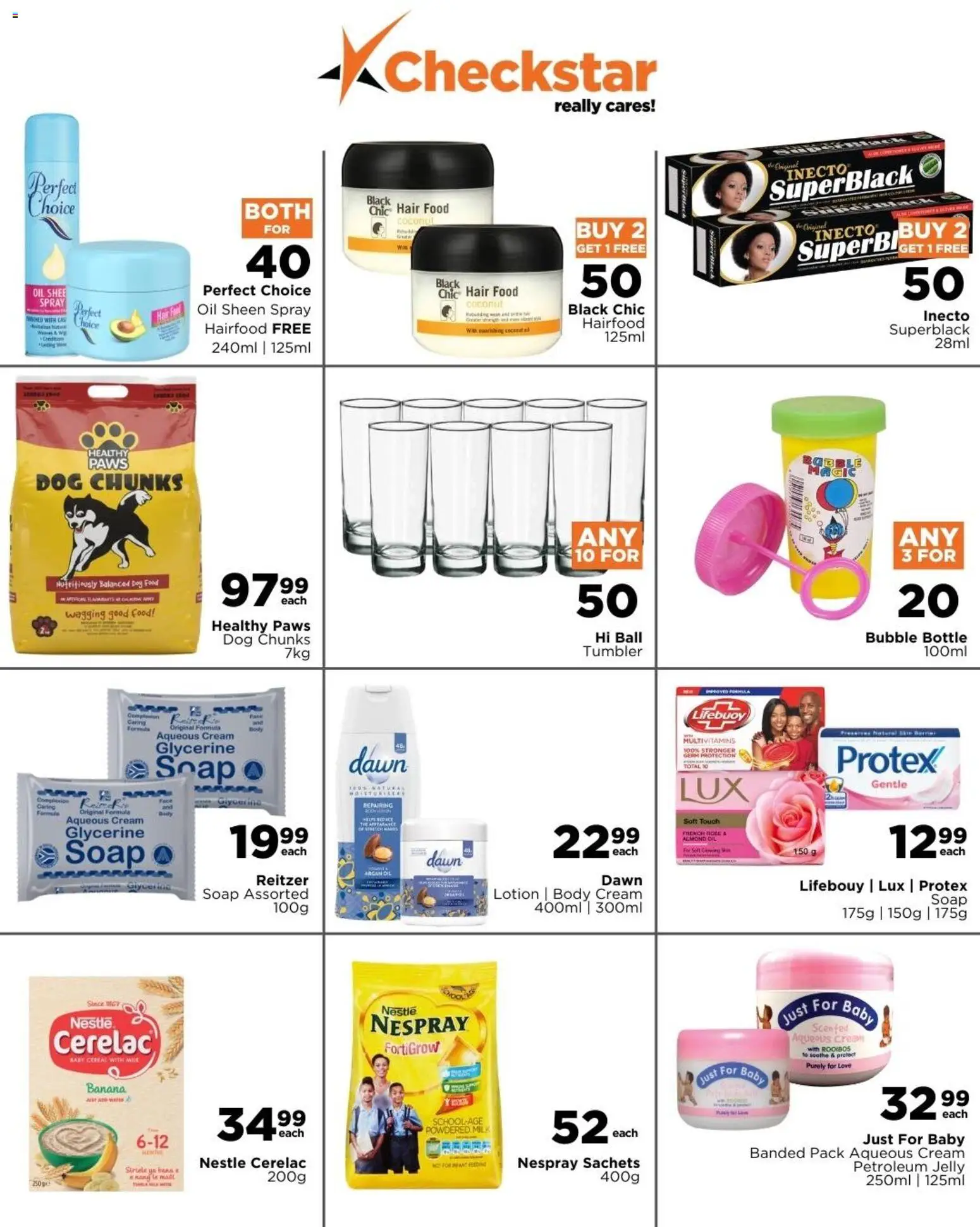 New Check Star catalogue – valid from 25.02.2026 | Page: 8 | Products: Oil, Soap, Petroleum jelly, Lotion