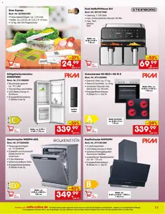 Netto Marken-Discount - Black Friday ab 01.11.2025 gültig | Seite: 11 | Produkte: Ofen, Geschirrspüler, Kochfeld, Kühlgefrierkombination
