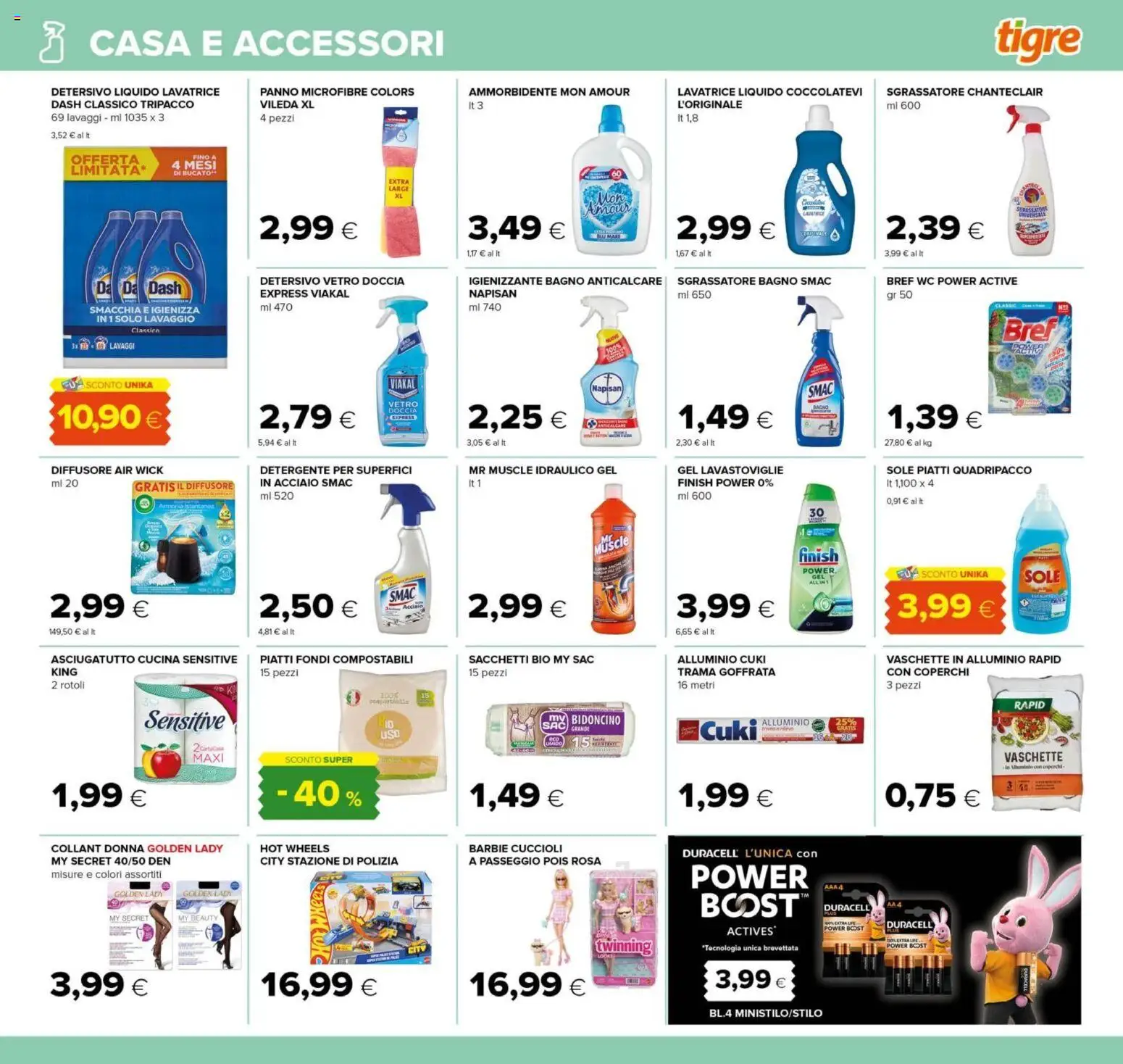 Volantino Tigre del 30.11.2025 | Pagina: 23 | Prodotti: Anticalcare, Lavatrice, Lavastoviglie, WC
