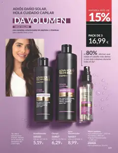 Champú, Mega Volume SHAMPOO infused with volumising vitamin peptide complex. For maximum volume, fullness and body without weighing down hair │ válido desde el 01.09.2025 | Página: 209 | Productos: Champú, Acondicionador, Body