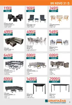 ERMITAŽAS leidinys galioja nuo 02.03.2026 | Puslapis: 3 | Prekių: Pufas, Sofa, Stalas, Kėdė