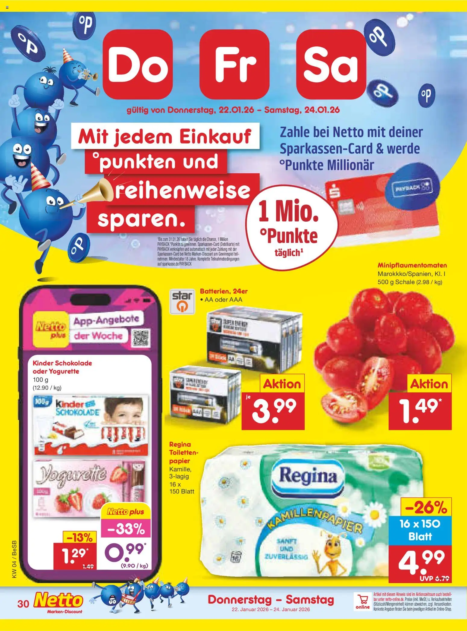 Netto Marken-Discount Prospekt 	 – gültig ab 19.01.2026 | Seite: 40 | Produkte: Kinder schokolade, Yogurette, Schokolade
