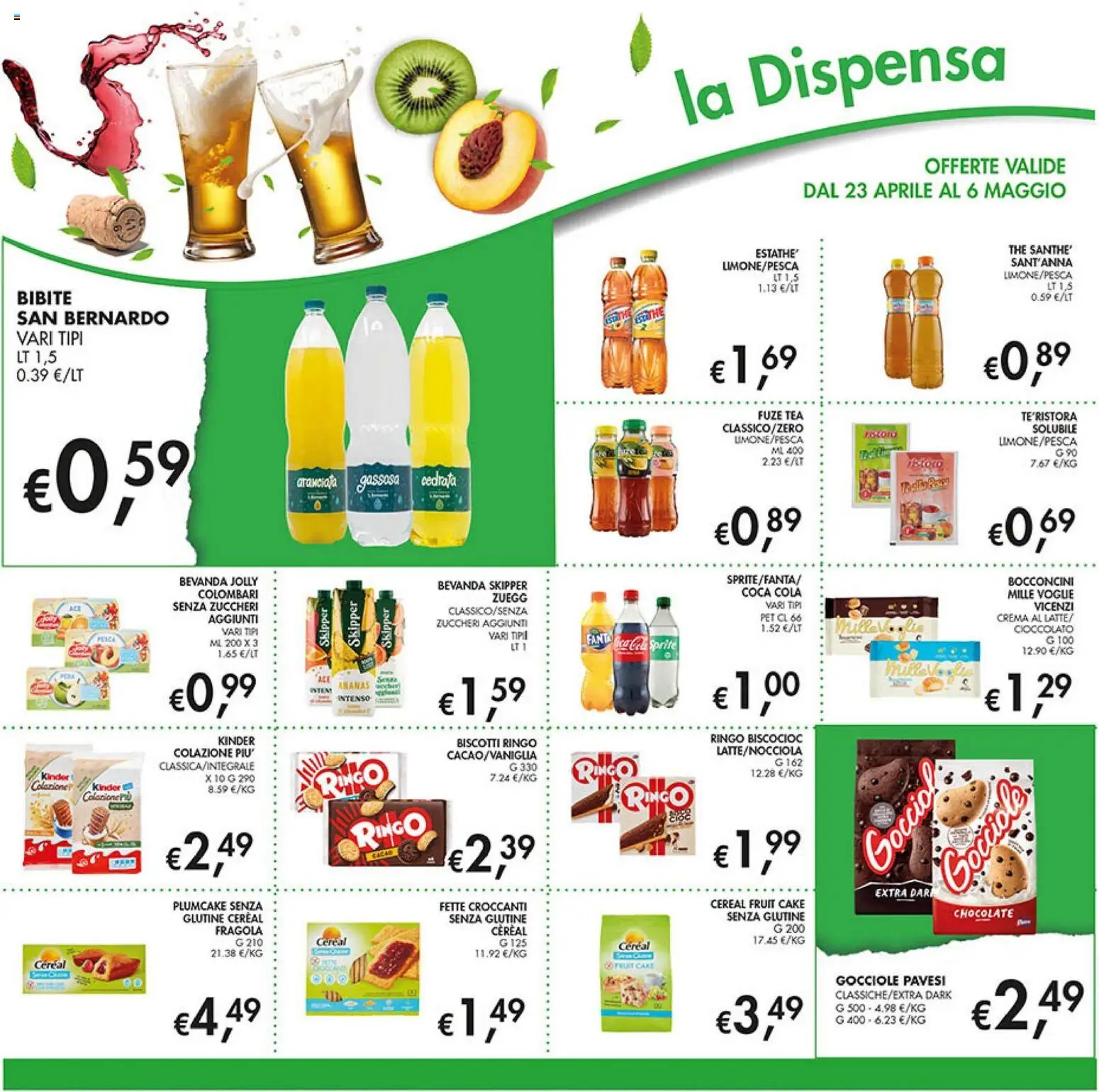 Volantino Coal del 23.04.2026 | Pagina: 18 | Prodotti: Crema, Cioccolato, The, Coca Cola