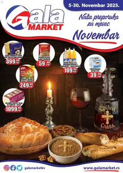 Gala MARKET katalog - pregled Gala MARKET kataloga - važi od 05.11.2025