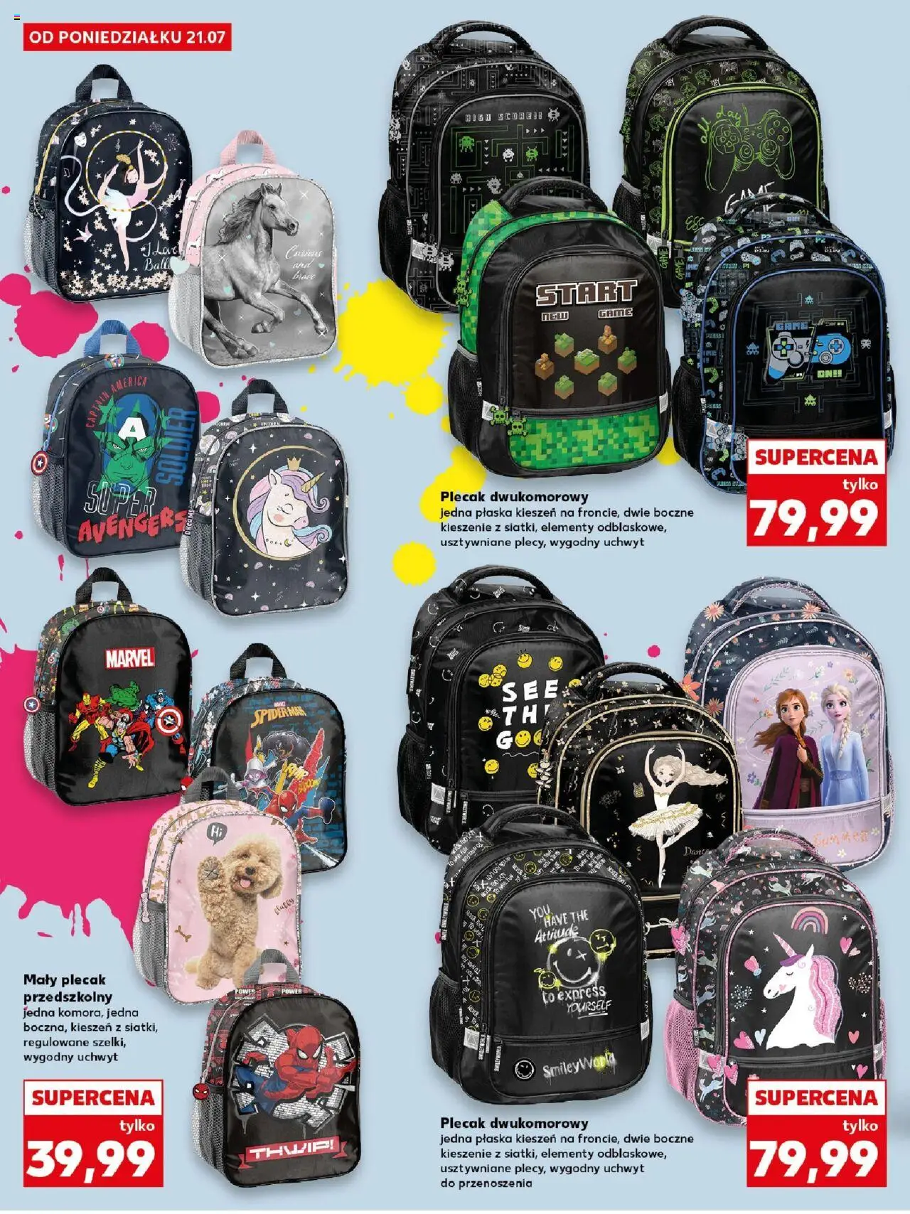 Kaufland gazetka - Do Szkoły Like A Szef od 21.07.2025 | Strona: 32 | Produkty: Plecak