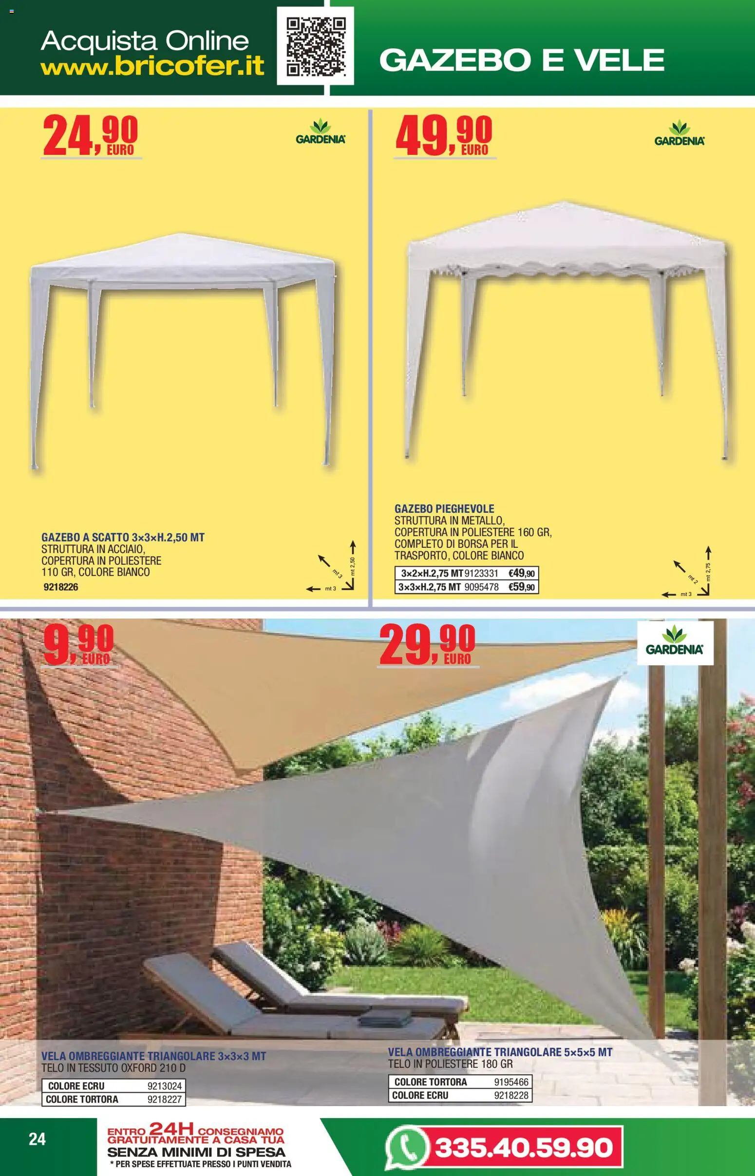 Volantino Self del 14.04.2026 | Pagina: 24 | Prodotti: Gazebo, Borsa, Amaro