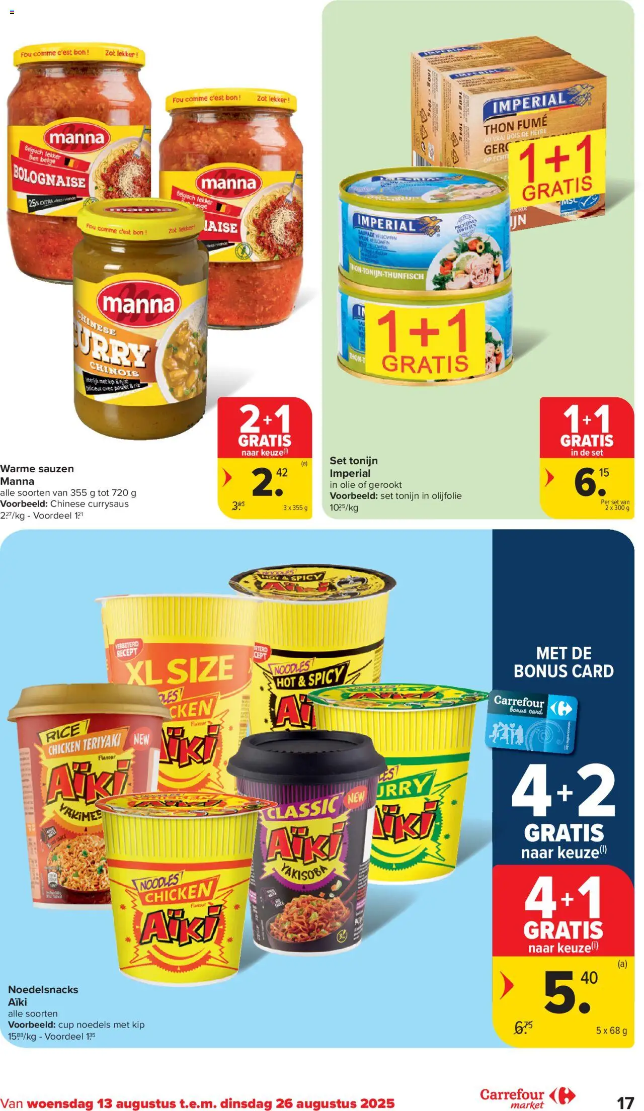  | Pagina: 17 | Producten: Olijfolie, Noedels, Tonijn, Kip