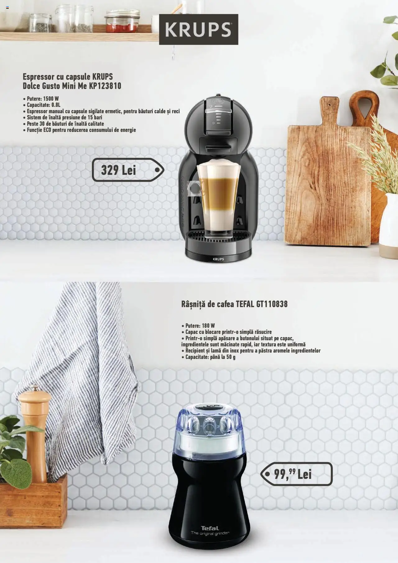 Catalog Selgros - Tefal Rowenta Krups – valabil de la 21.08.2025 | Pagină: 5 | Produse: Espressor, Cafea, Pește