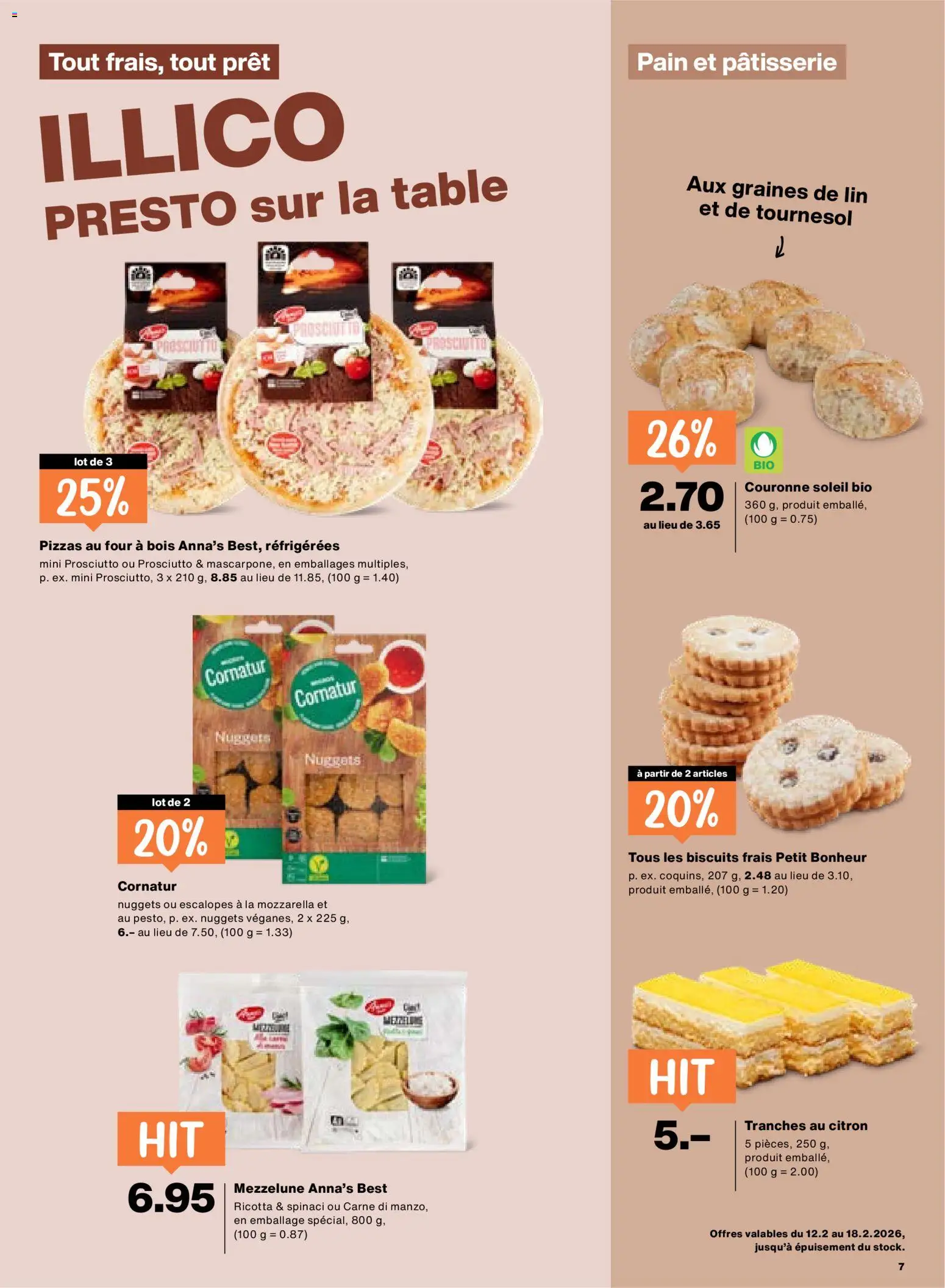 Migros Aktionen FR – gültig ab 12.02.2026 | Seite: 7 | Produkte: Pizza, Pasta