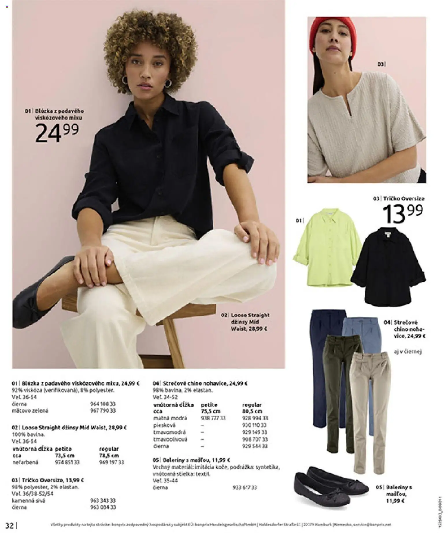 Nové Bonprix akcie – leták je platný od 10.03.2026 | Strana: 34 | Produkty: Tričko, Blúzka