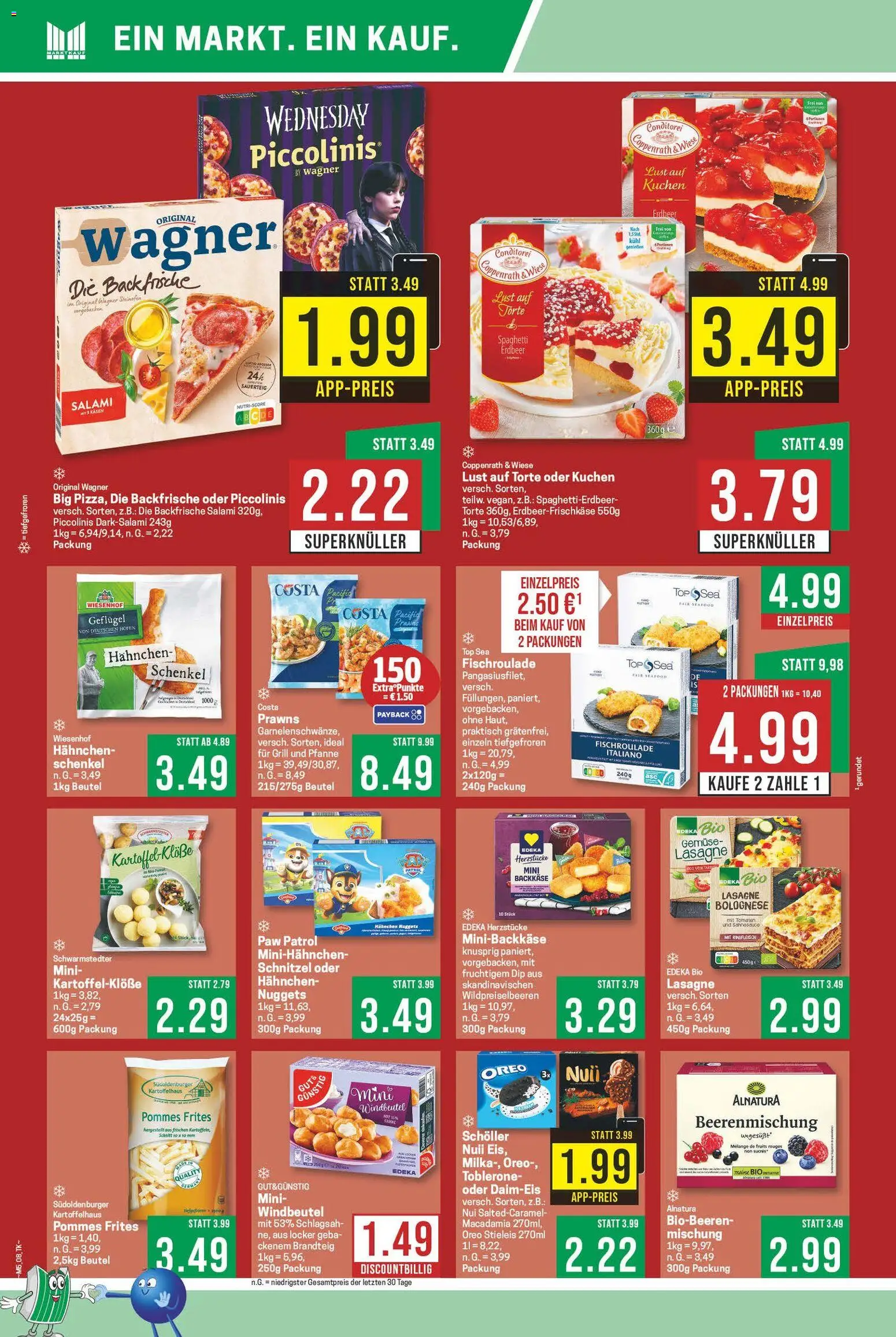 Marktkauf Prospekt 	 – gültig ab 26.01.2026 | Seite: 8 | Produkte: Pommes, Pommes frites, Gemüse, Salami