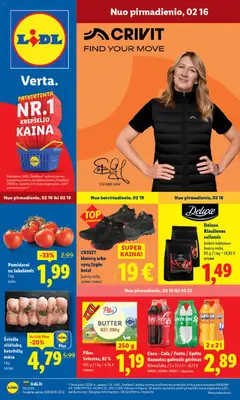 LIDL leidinys galioja nuo 16.02.2026