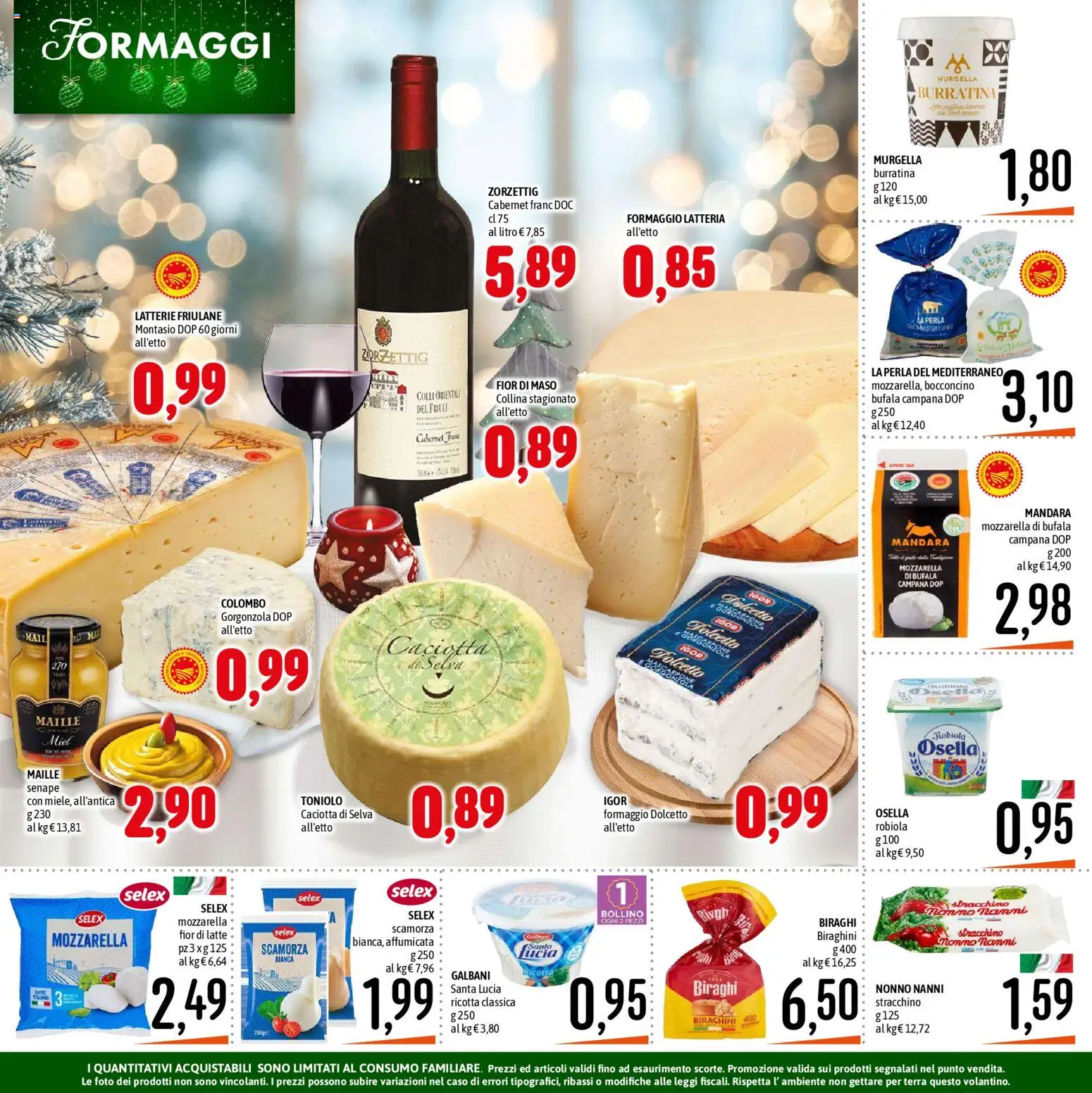 Volantino Emisfero del 11.12.2025 | Pagina: 14 | Prodotti: Latte, Ricotta, Senape, Terra