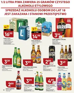 Pogląd oferty "Chata Polska Gazetka" - ważna od 12.02.2026 | Strona: 12 | Produkty: Piwo perła, Warka, Harnaś, Piwo