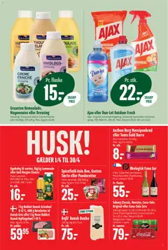 Min Købmand - Tilbudsavis uge 16 gyldig fra 10.04.2026 | Side: 7 | Produkter: Creme, Koteletter, Dressing, Marcipanbrød