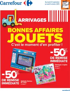 Carrefour - Prévisualisation de Carrefour catalogue bonnes affaires jouets valide à partir de 23.09.2025
