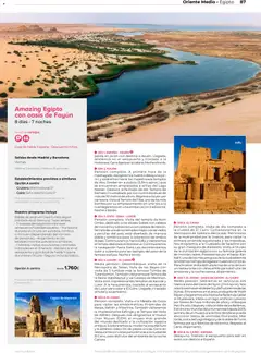 Vista previa Viajes El Corte Inglés Africa y Oriente Medio válido desde el 01.01.2026 | Página: 87