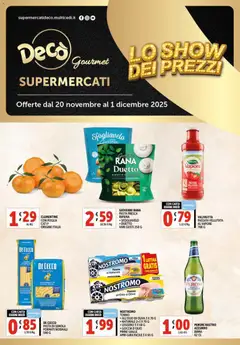 Anteprima del volantino Decò Gourmet - Roma catalogo valido a partire dal 20.11.2025