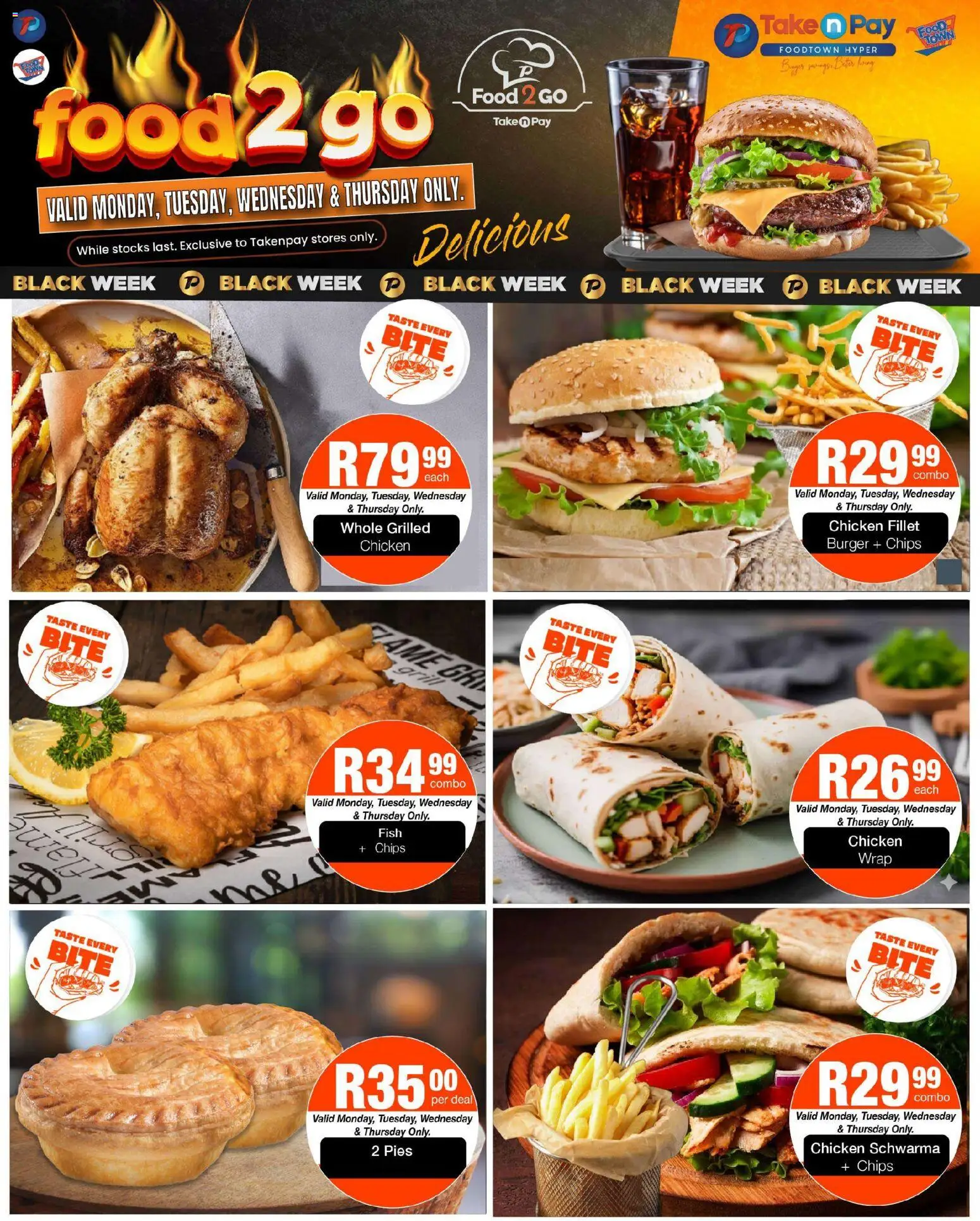 New Take n Pay catalogue – valid from 25.11.2025 | Page: 30 | Products: Chicken, Fish, Chips