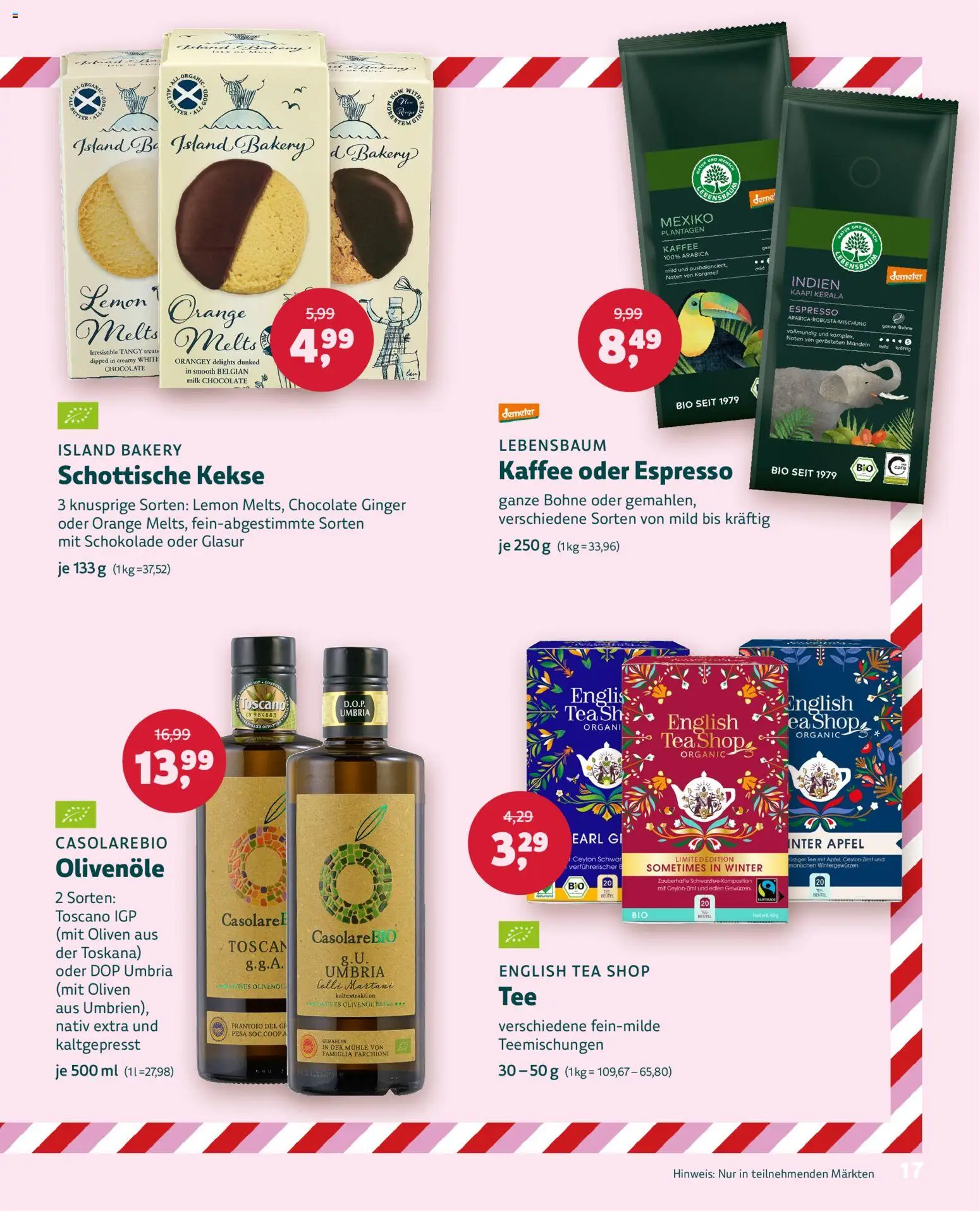 Denns BioMarkt Natürlich Festlich gültig ab 26.11.2025 | Seite: 17 | Produkte: Szeder, Kaffee, Schokolade, Tee