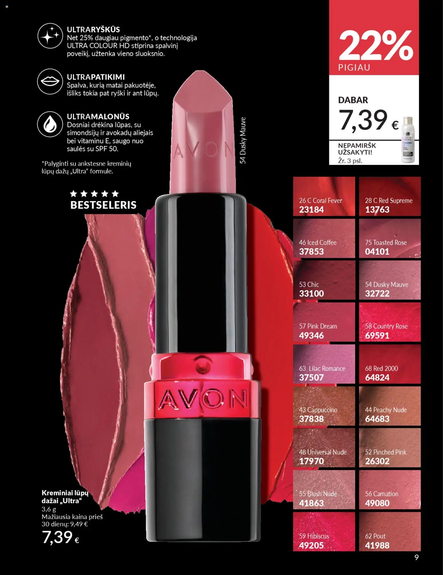AVON akcijos nuo 01.04.2026 | Puslapis: 9