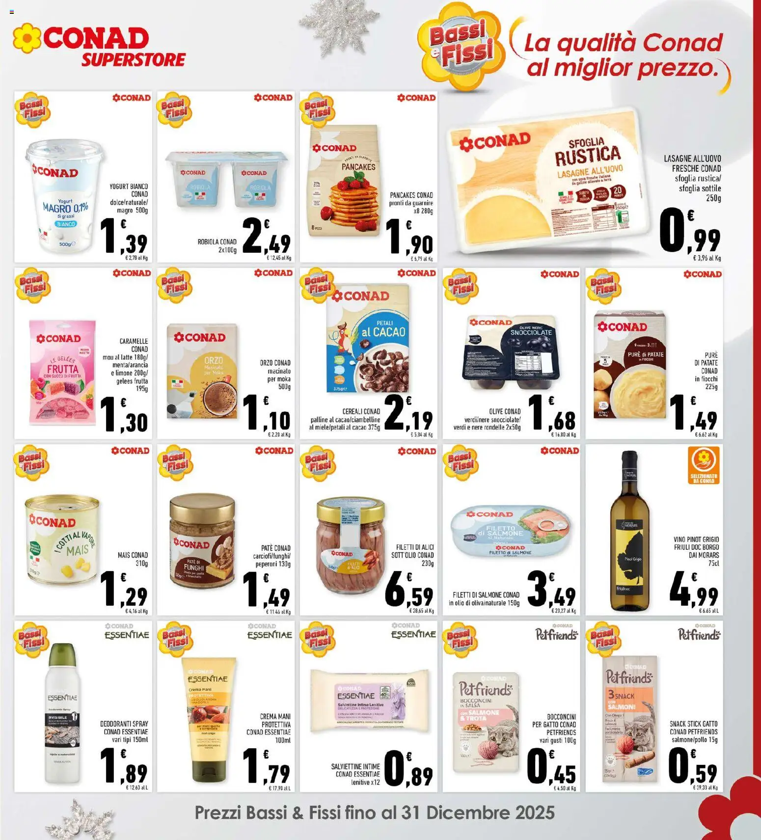 Volantino Conad del 10.12.2025 | Pagina: 23 | Prodotti: Yogurt, Trota, Salsa, Limone