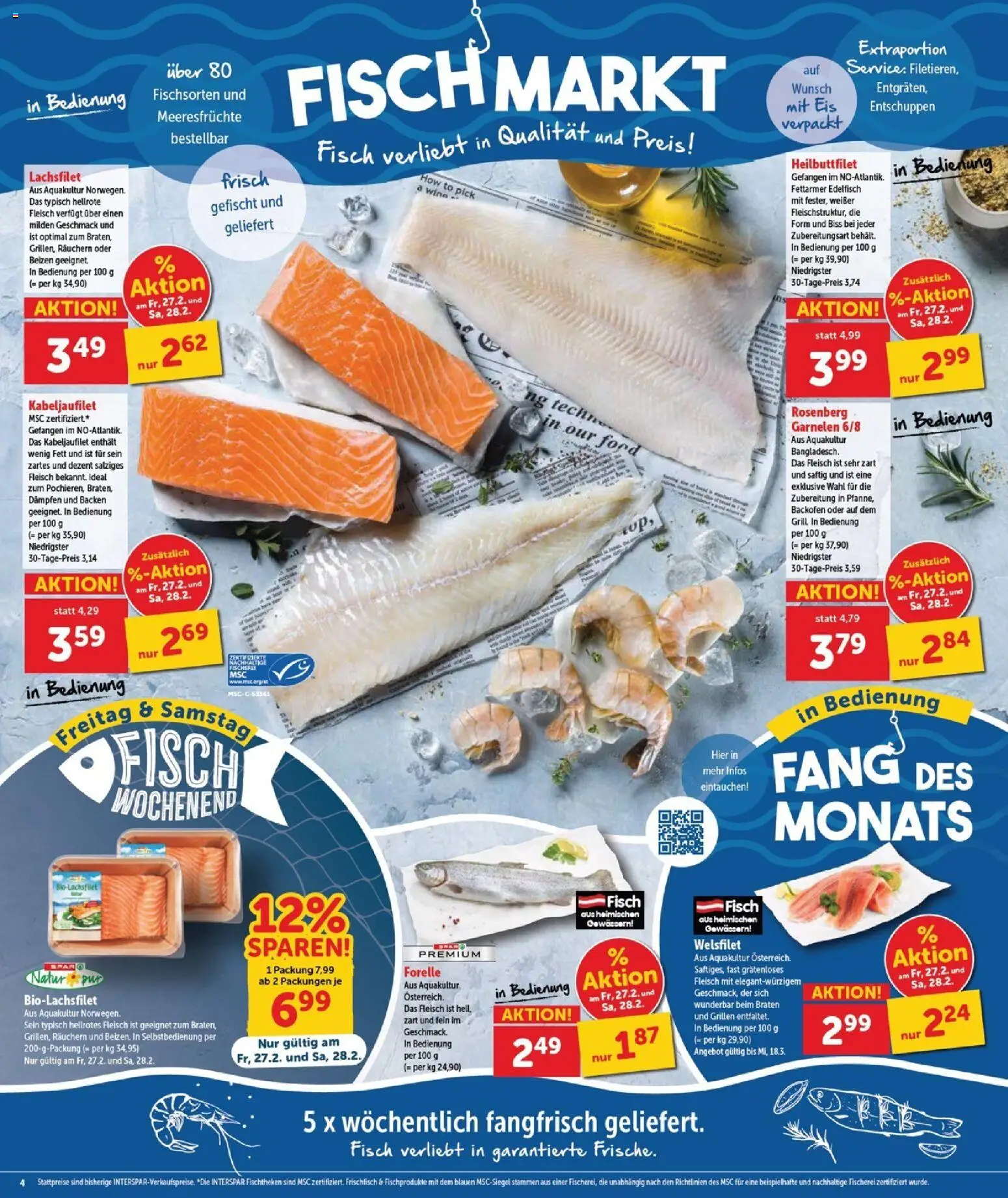 Interspar Flugblatt - Burgenland Nord gültig ab 26.02.2026 | Seite: 5 | Produkte: Eis, Meeresfrüchte, Grill, Fisch