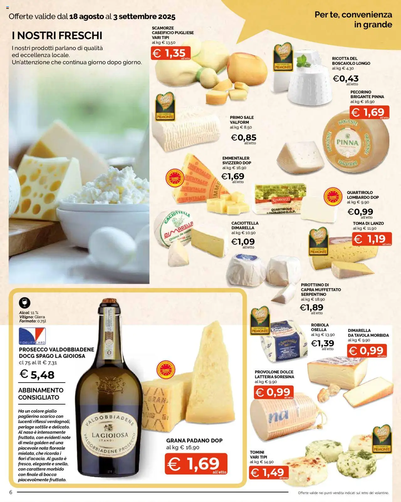 Volantino Mercatò del 18.08.2025 | Pagina: 6